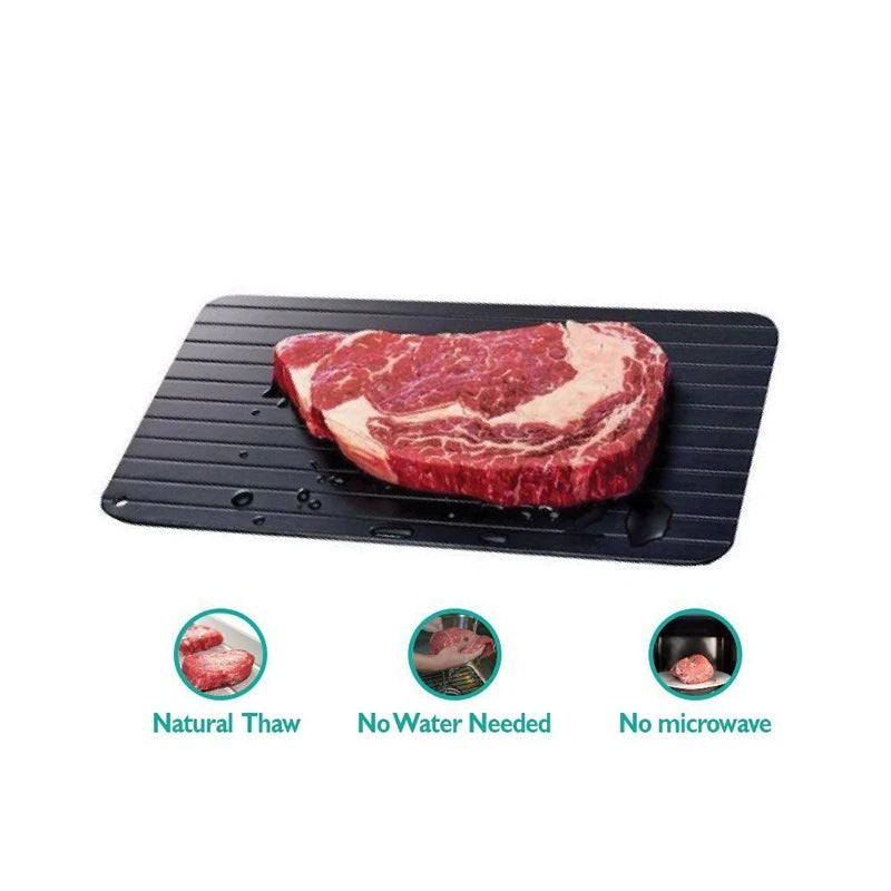 Bandeja de descongelamento rápido,bandeja de descongelamento de alimentos ,carne,peixes e varios outros alimentos congelados